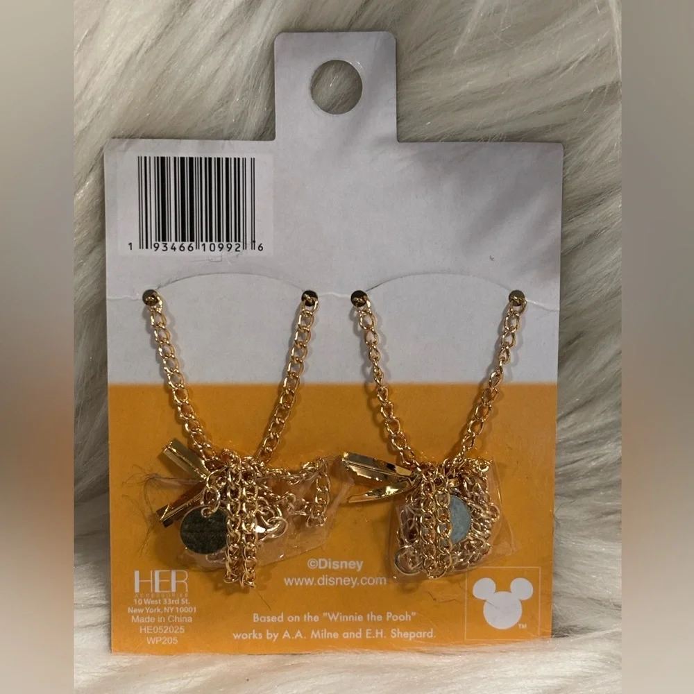 Disney Winnie The Pooh BFF Necklaces Set NEW